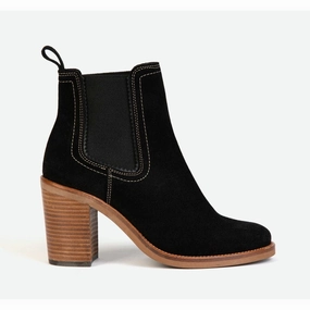 Penelope Chilvers Paloma Rociera Suede Ladies Ankle Boot - Black Special Steal Event