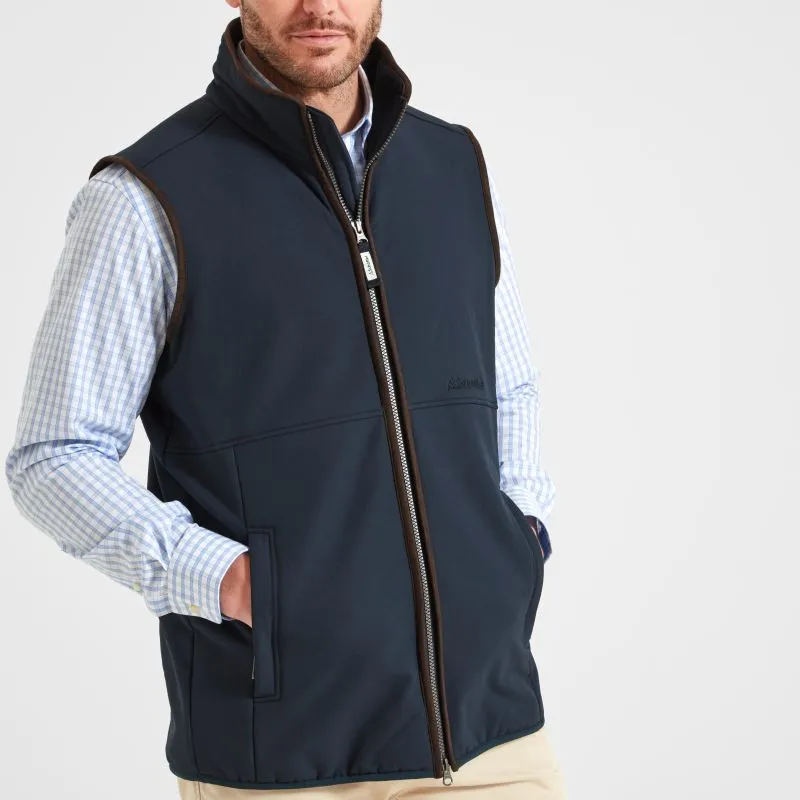Shop the Best Deals Schoffel Belton Mens Gilet - Navy