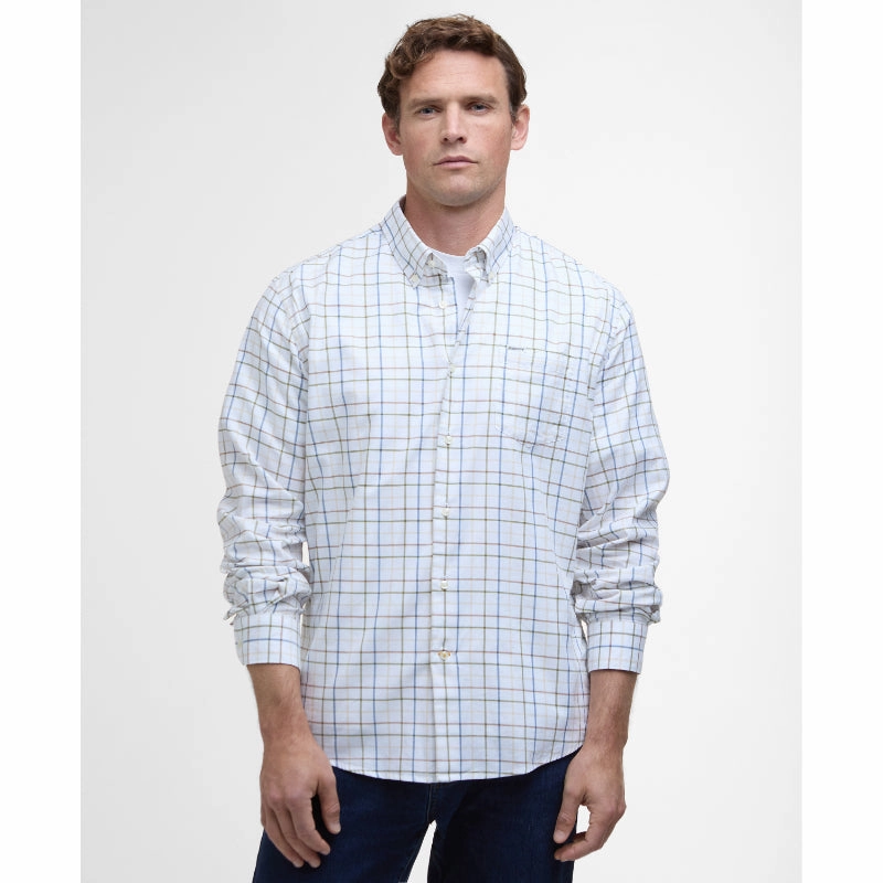 Barbour Caswell Tattersall Mens Regular Fit Shirt - Pine Green Exclusive Hot Pick Sweet Deal Inside