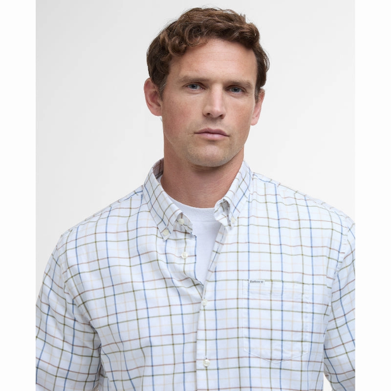 Dont Miss These Savings Barbour Caswell Tattersall Mens Regular Fit Shirt - Pine Green