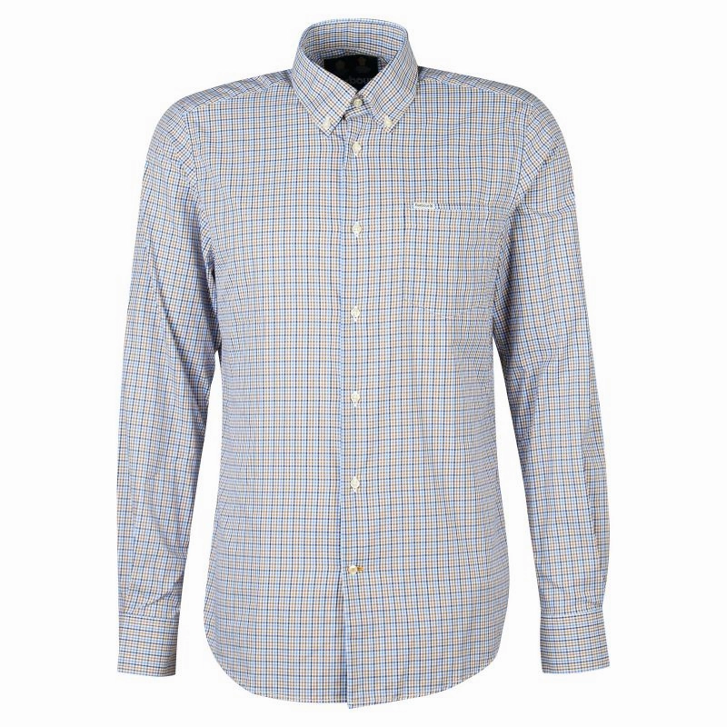 Barbour Stanhope Tailored Fit Performance Mens Shirt - Stone Exclusive Hot Pick Save More Online