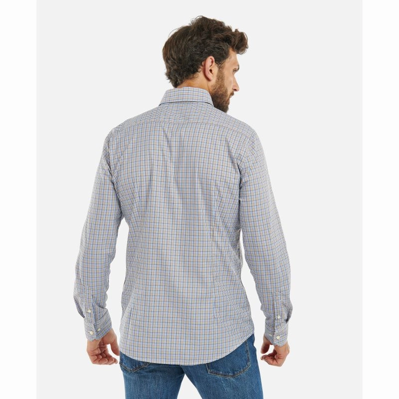 Barbour Stanhope Tailored Fit Performance Mens Shirt - Stone Best Price Today Exclusive Holiday Deal