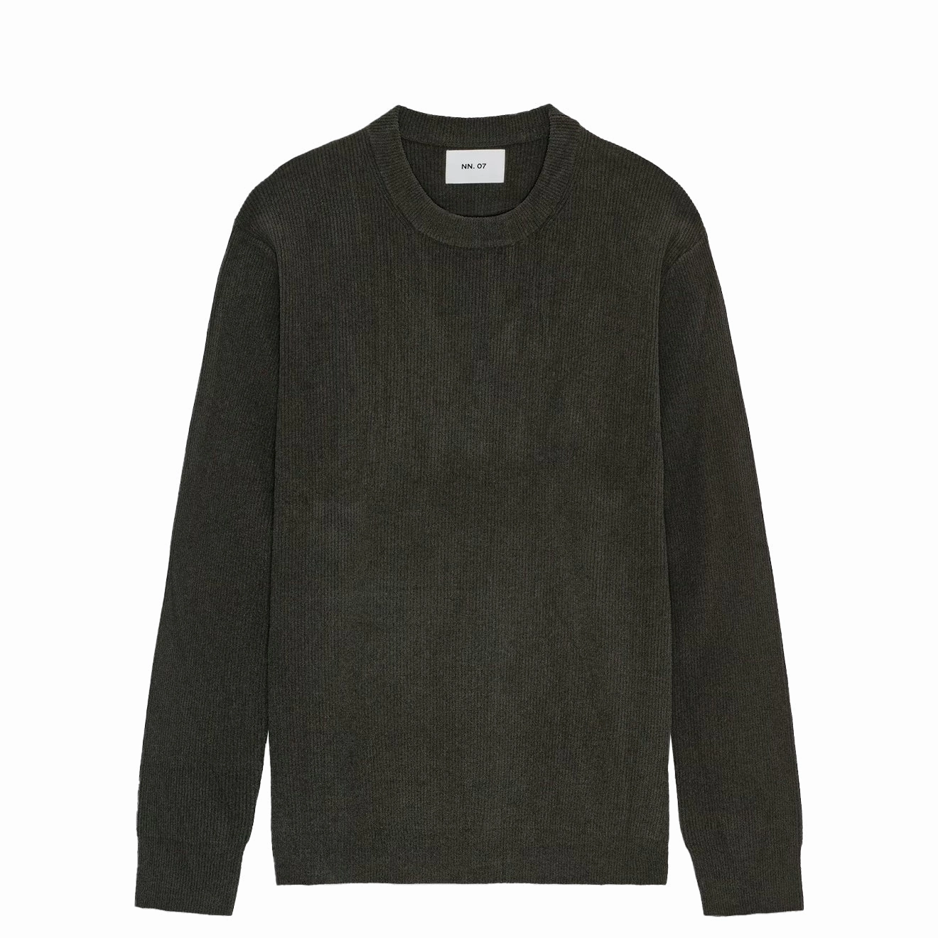 Nn07 Danny Lightweight Knit Dark Army Clearance Blowout