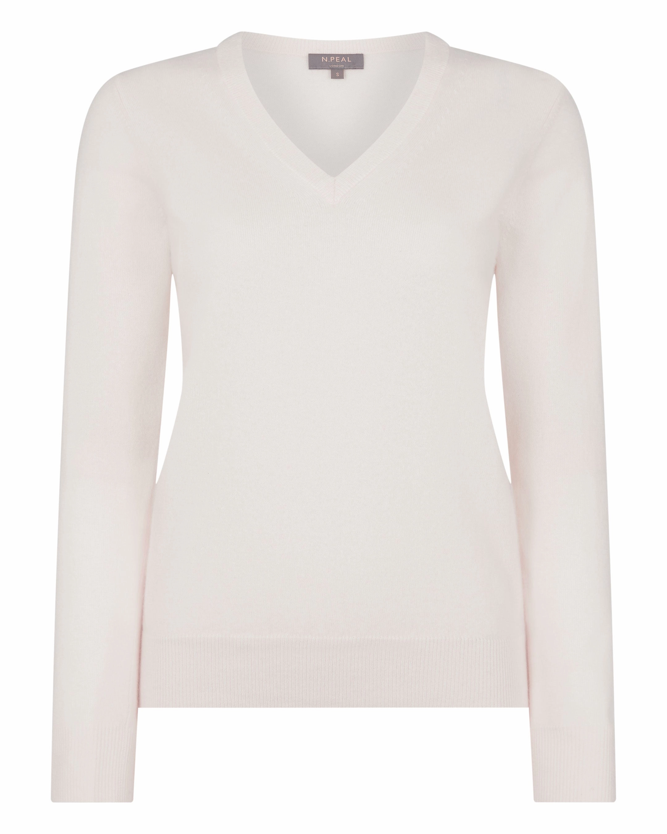 Grab Your Deal Today Women'S Phoebe V Neck Cashmere Jumper New Ivory White