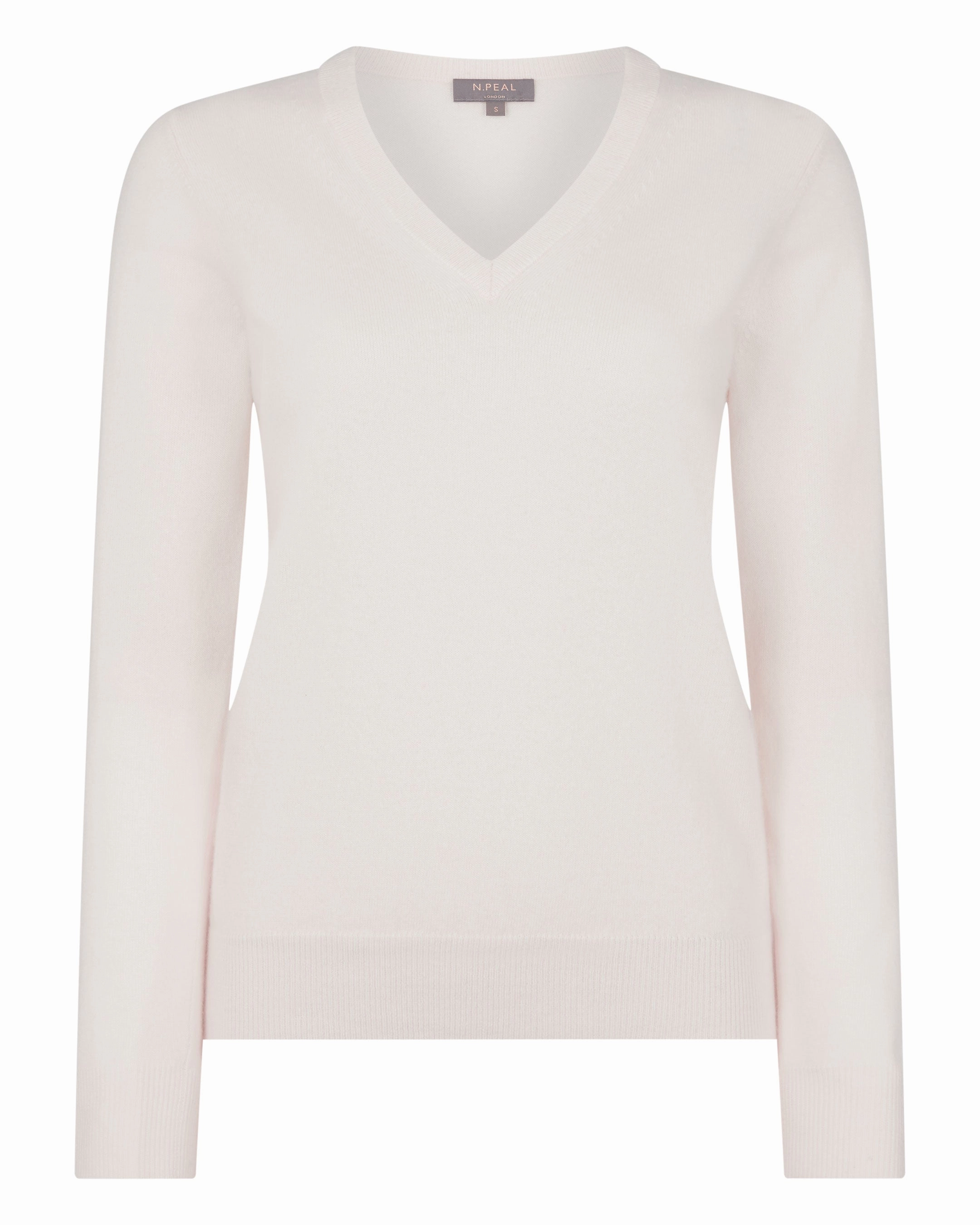 Weekend Specials Women'S Phoebe V Neck Cashmere Jumper New Ivory White