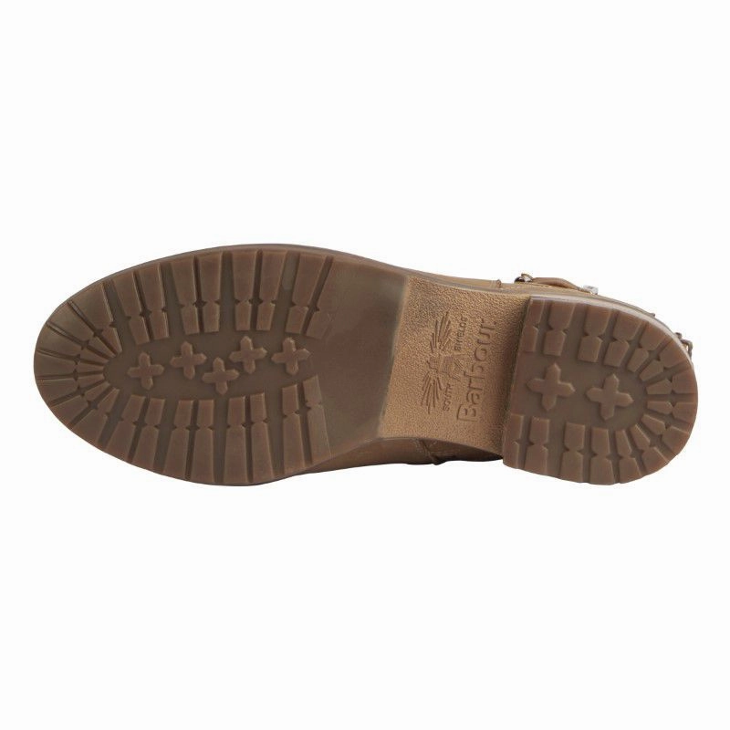 Trending Deals Today Special Deal Frenzy Barbour Darlene Leather Ladies Boot - Stone