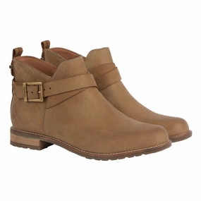 Todays Hot Savings Todays Steal Barbour Darlene Leather Ladies Boot - Stone