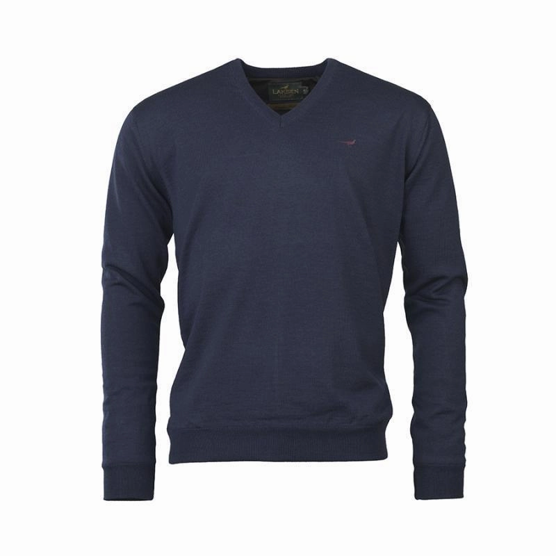 Shop Smart Deals Hot Pick Deal Laksen Grantham Windstopper V-Neck Merino Mens Jumper - Old Navy