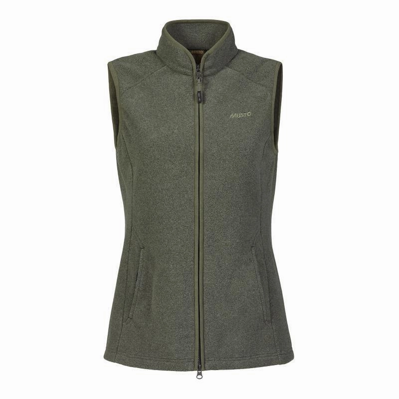 Price Slash Today Todays Steal Musto Fenland Polartec Ladies Fleece Gilet - Deep Green