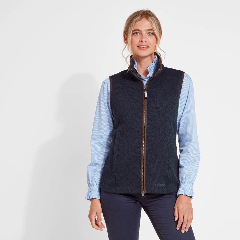 Schoffel Ashton Ladies Gilet - Midnight Exclusive Savings Event