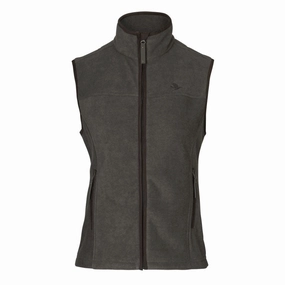 Grab the Deal Now Best Price Today Seeland Woodcock Ivy Ladies Fleece Gilet - Dark Grey Melange