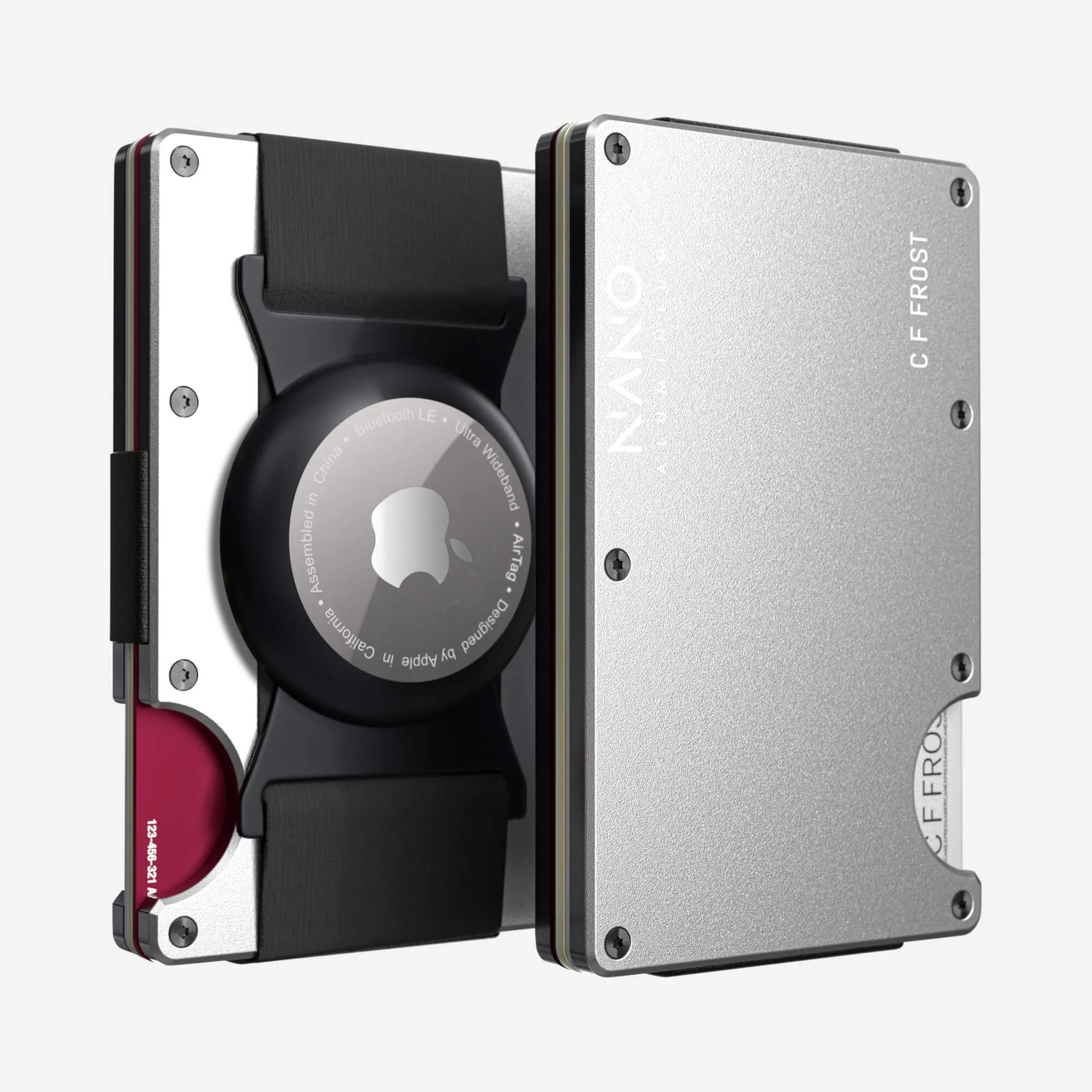 Personalised Airtag Cash Strap Wallet (Ghost Silver) Grab Your Savings Daily Deal Frenzy
