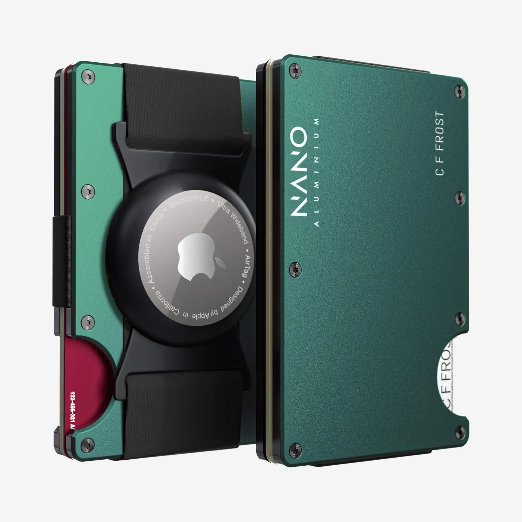 Dont Wait Save Today Mega Sale Now Personalised Airtag Cash Strap Wallet (Racing Green)