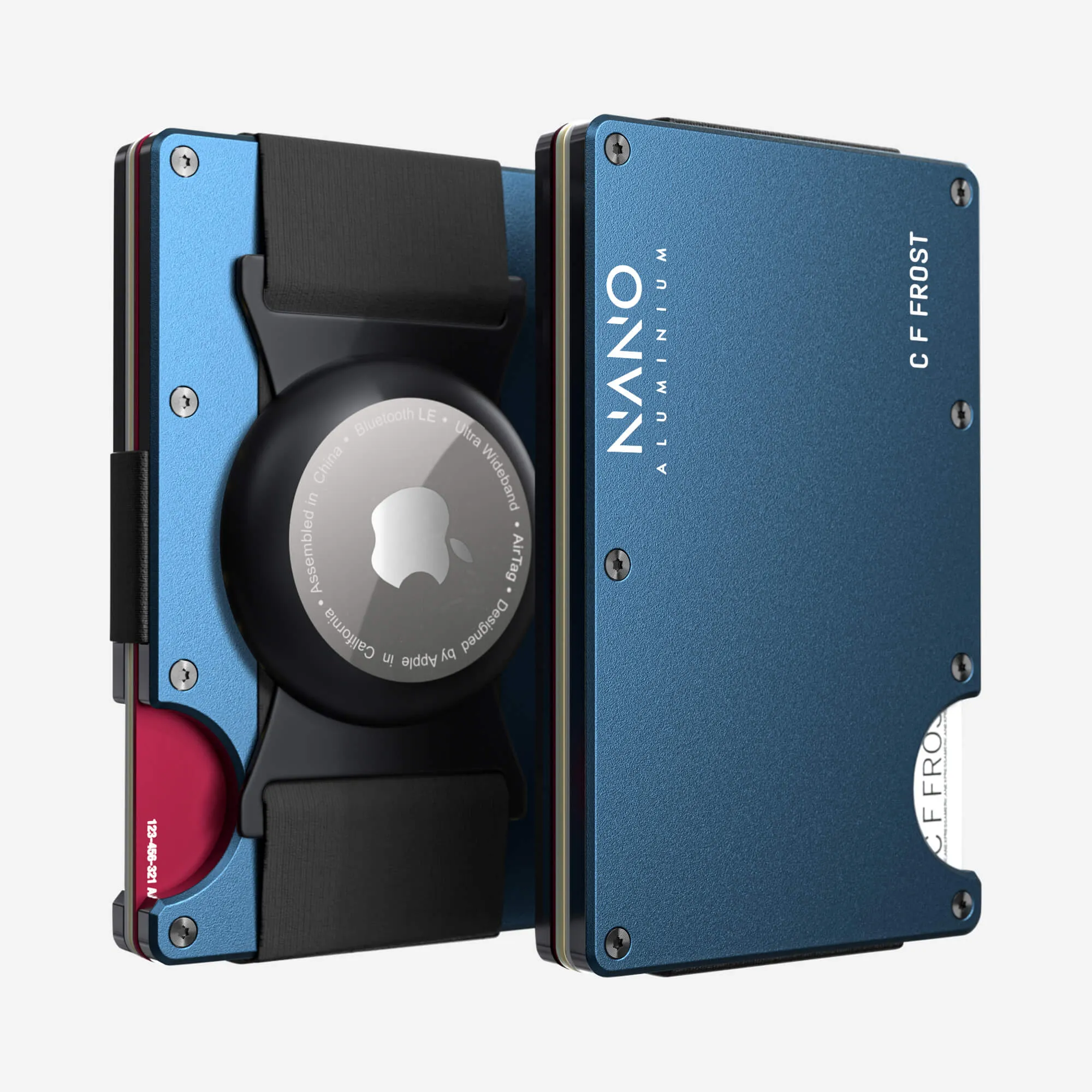 Personalised Airtag Cash Strap Wallet (Riviera Navy) Shop Todays Picks Online Exclusive Savings
