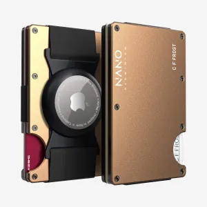 Personalised Airtag Cash Strap Wallet (Spectre Gold) Limited Stock Deals