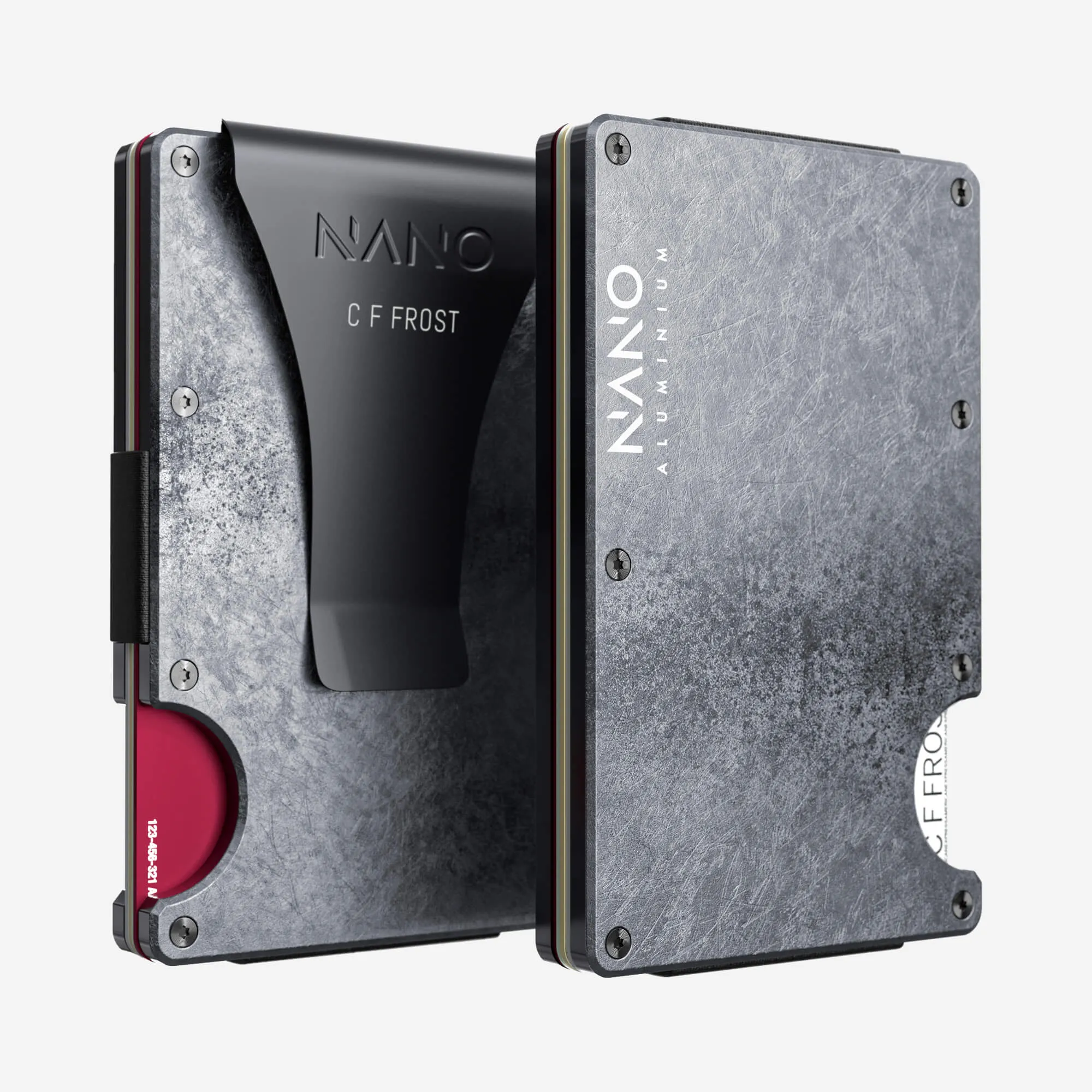Price Drop Alert Personalised Money Clip Wallet (Dark Storm)