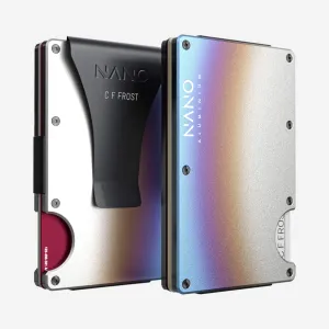 Trending Now Offer Personalised Money Clip Wallet (Flame Burnt)