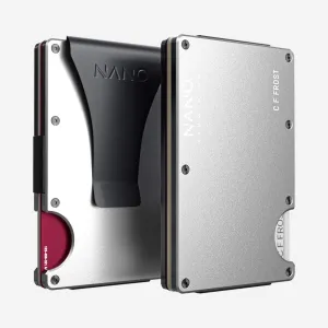 Biggest Savings Now Personalised Money Clip Wallet (Ghost Silver)