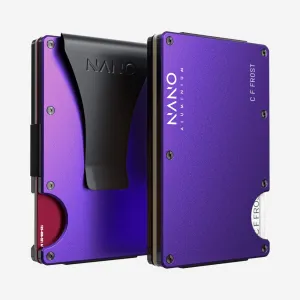 Trending Hot Picks Personalised Money Clip Wallet (Nebula Purple)