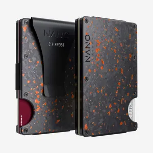 Hot Pick Deal Personalised Money Clip Wallet (Nero/Arancione)