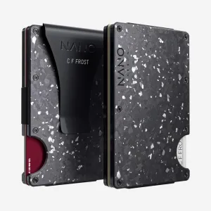 Hot Sale Today Personalised Money Clip Wallet (Nero/Argento)