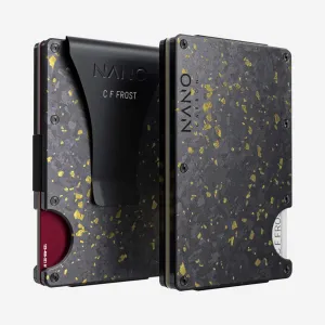 Personalised Money Clip Wallet (Nero/Oro) Surprise Discount Today