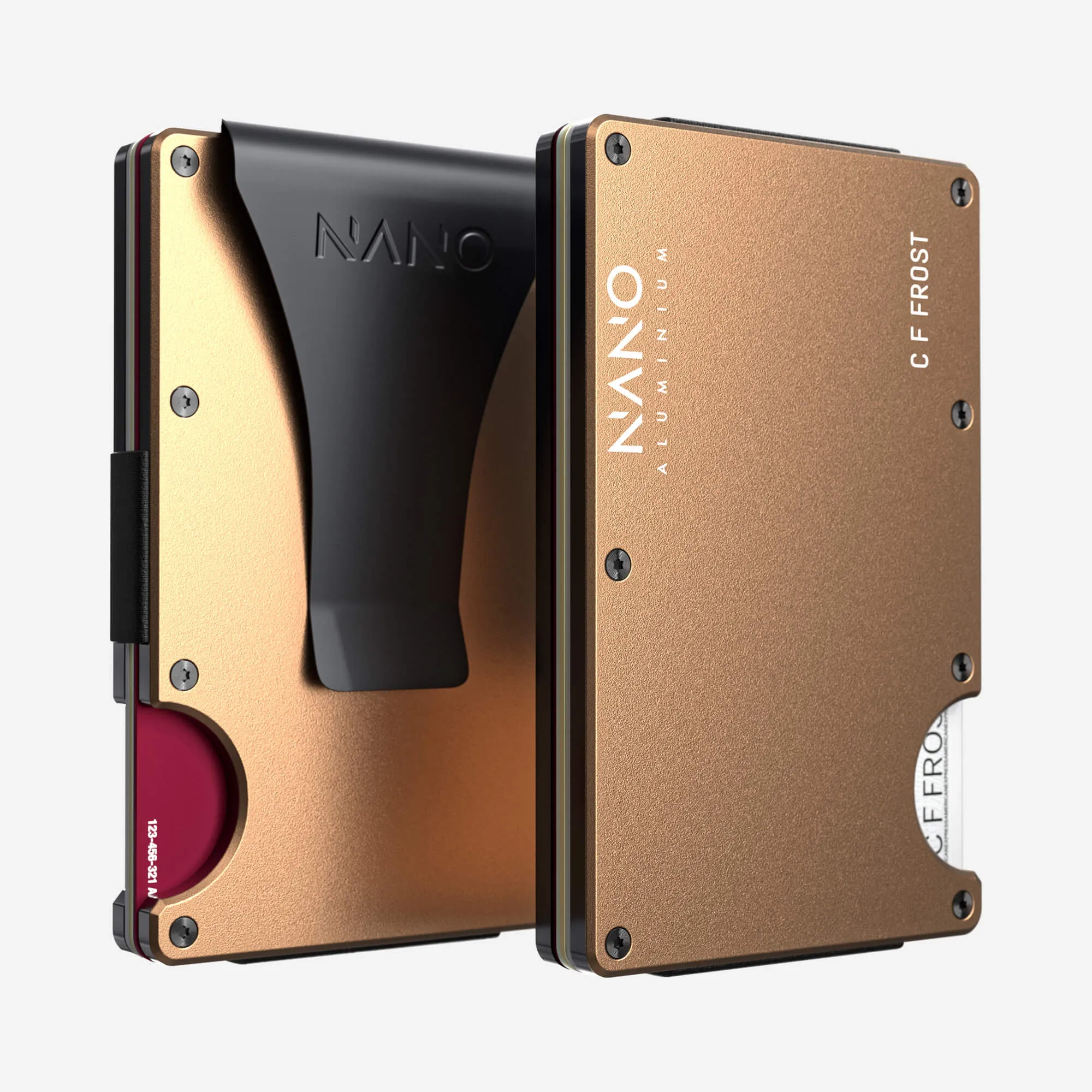 Shop the Best Deals Personalised Money Clip Wallet (Spectre Gold)