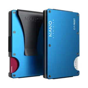 Clearance Sale Clearance Event Today Personalised Money Clip Wallet (Velocity Blue)