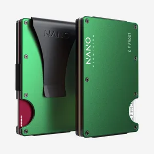 Big Hot Sale Personalised Money Clip Wallet (Viper Green)
