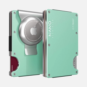 Special Online Offer Today Only Discount Personalised Airtag Money Clip Wallet (Orchard Mint)