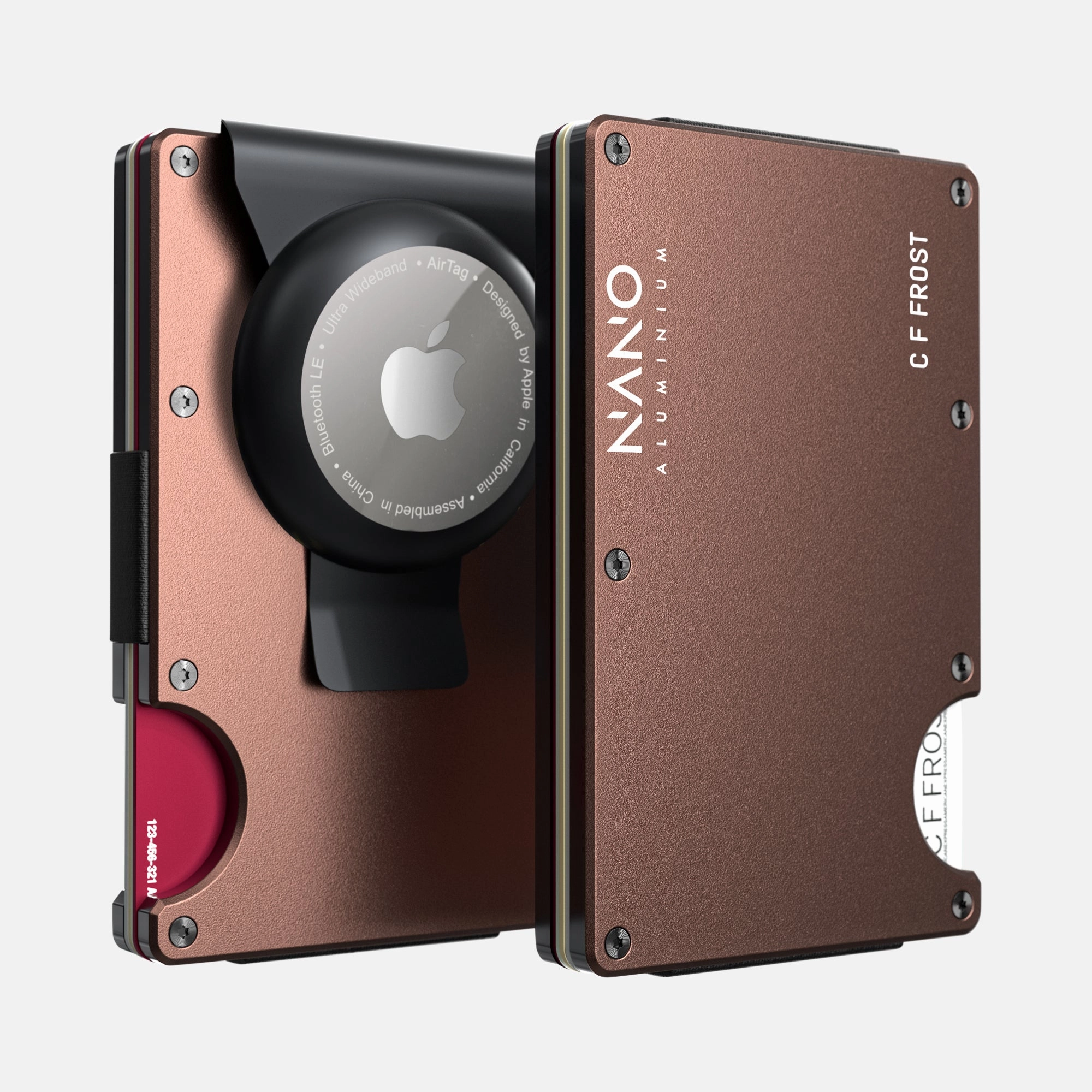 Personalised Airtag Money Clip Wallet (Sonic Copper) Limited Time Steal Exclusive Online Offer