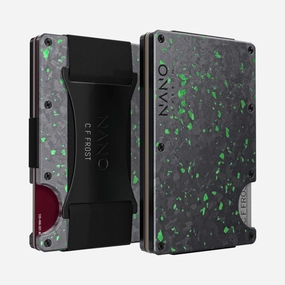 Personalised Cash Strap Wallet (Nero/Verde) Flash Sale Alert Weekend Flash Offer