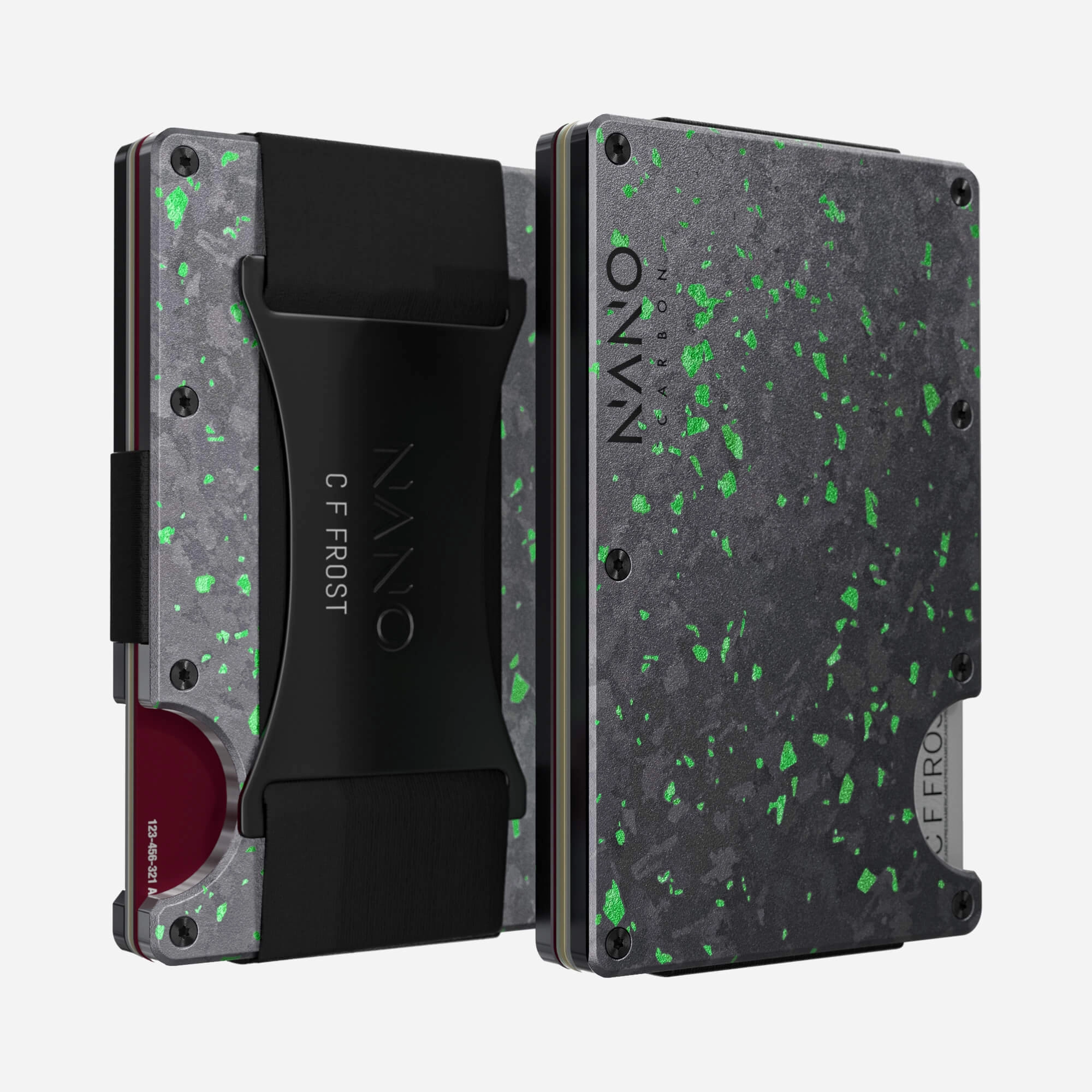 Flash Sale Now Dont Wait Save Personalised Cash Strap Wallet (Nero/Verde)