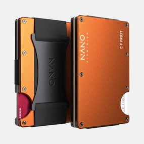 Todays Best Deal Shop Save Big Personalised Cash Strap Wallet (Ventura Orange)