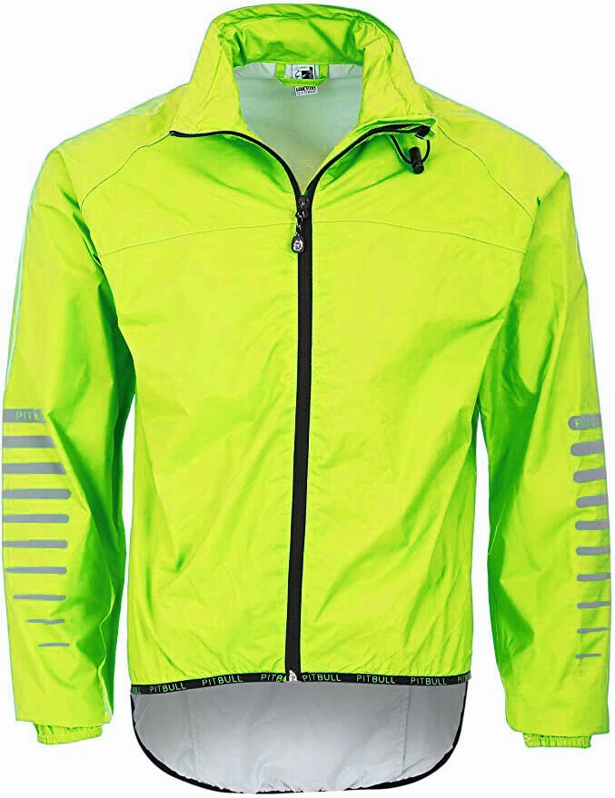 Dont Wait Save Today Dont Miss These Savings Pitbull Rask Waterproof Cycling Jacket / Rain Jacket - Green / Blue Or Yellow