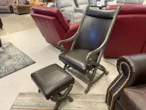 Plantation - Chair and Ottoman - Smoked Mocha - In Stock!