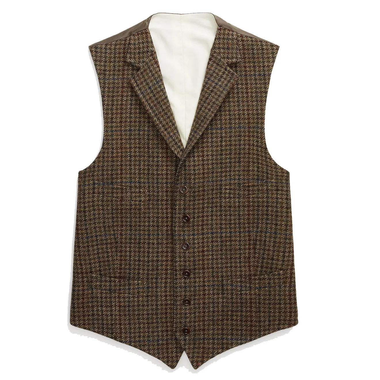Daily Special Offer Polo Ralph Lauren Plaid Shetland Wool Waistcoat Loden Multi