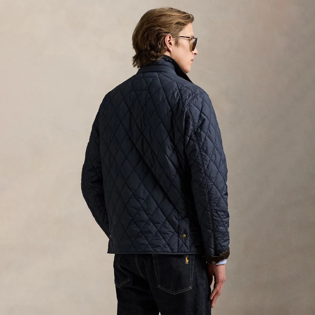 Today Only Offer Polo Ralph Lauren Quilted Beaton Field Jacket College Navy