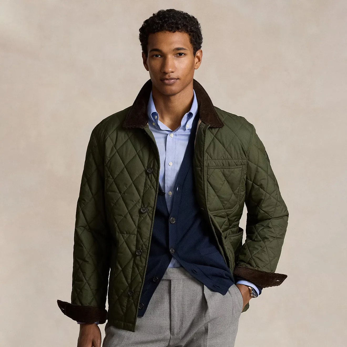 Polo Ralph Lauren The Beaton Quilted Jacket Company Olive Dont Wait Save Today Shop Grab Savings