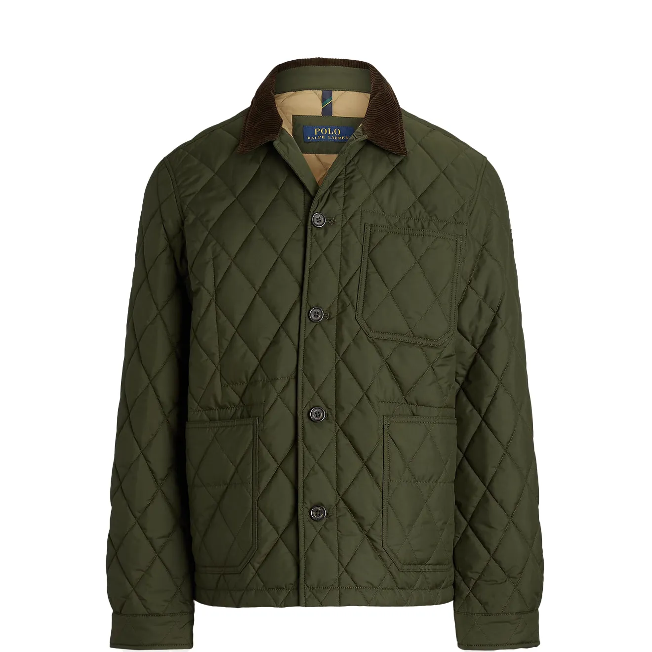Polo Ralph Lauren The Beaton Quilted Jacket Company Olive Dont Miss Big Savings