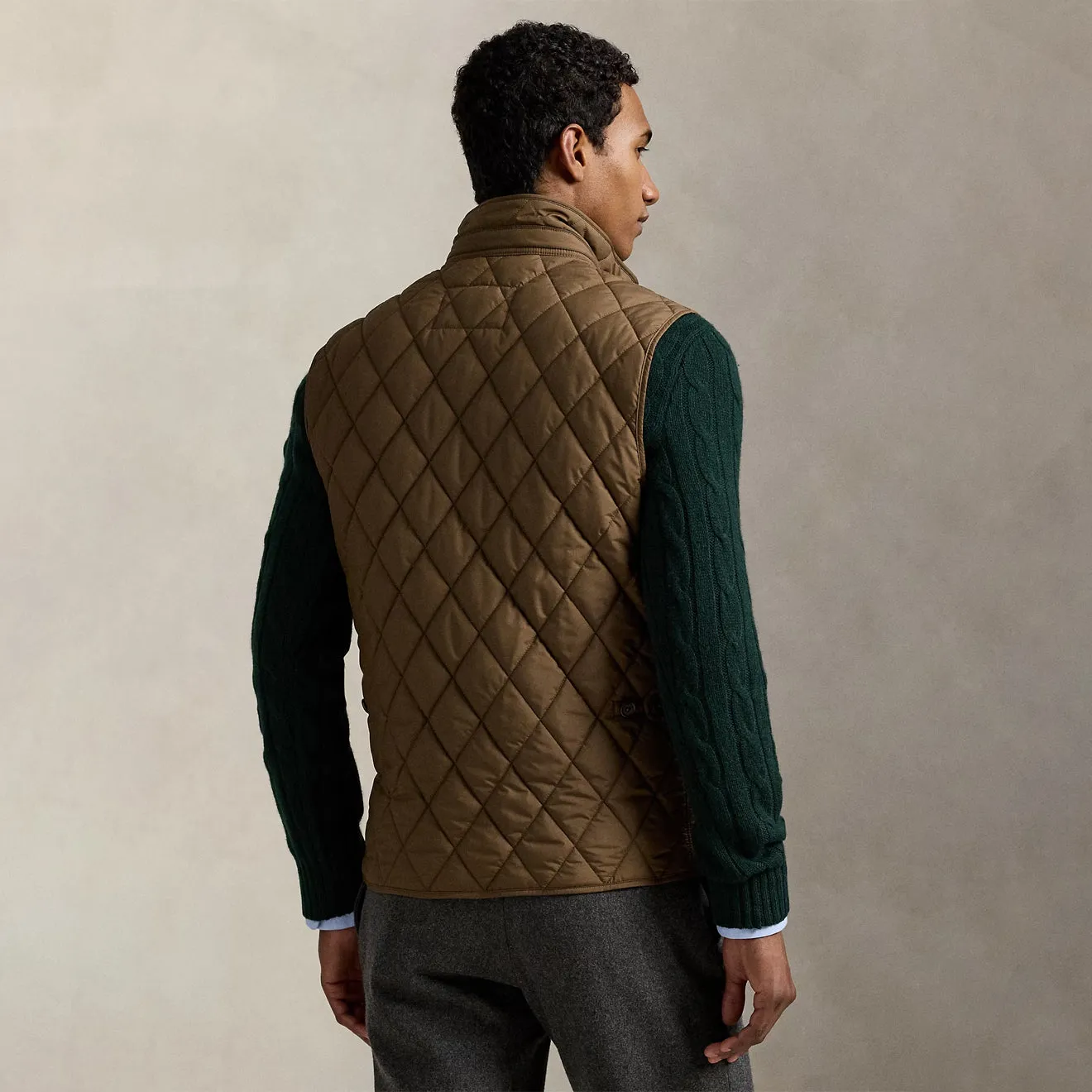 Save More Online Steal the Deal Now Polo Ralph Lauren The Beaton Quilted Utility Vest Chestnut