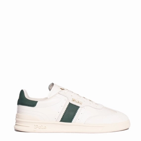 Special Price Today Instant Discount Polo Ralph Lauren Aera Trainers Low Top Lace White / Green