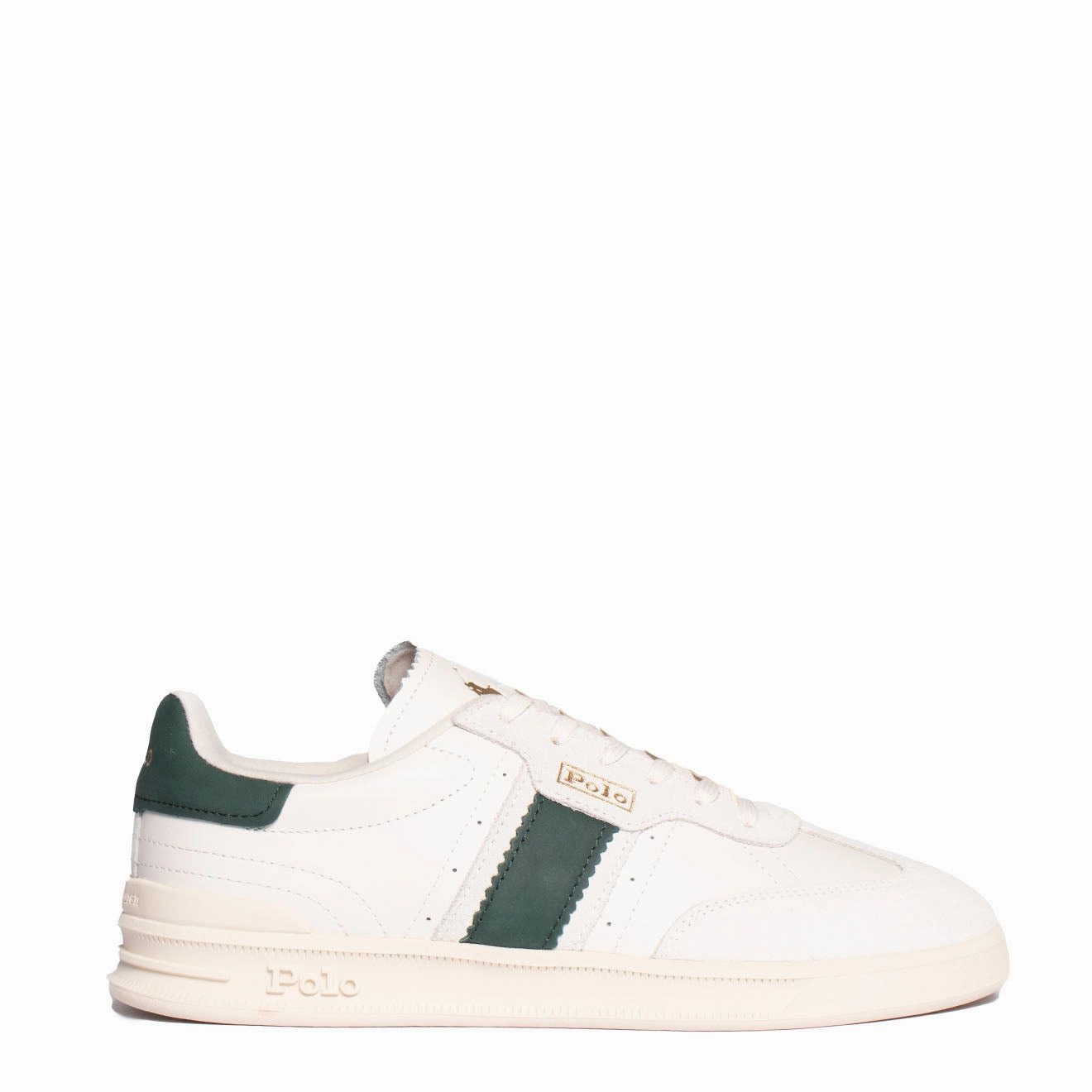 Special Price Today Instant Discount Polo Ralph Lauren Aera Trainers Low Top Lace White / Green