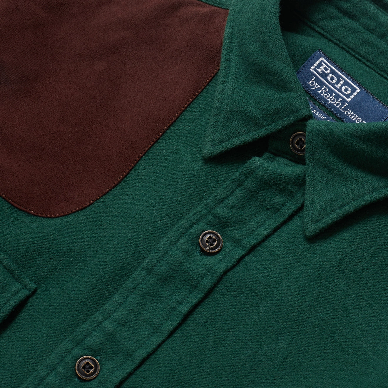 Polo Ralph Lauren Brushed Cotton Twill Classic Fit Shirt Northwest Pine Mega Sale Now