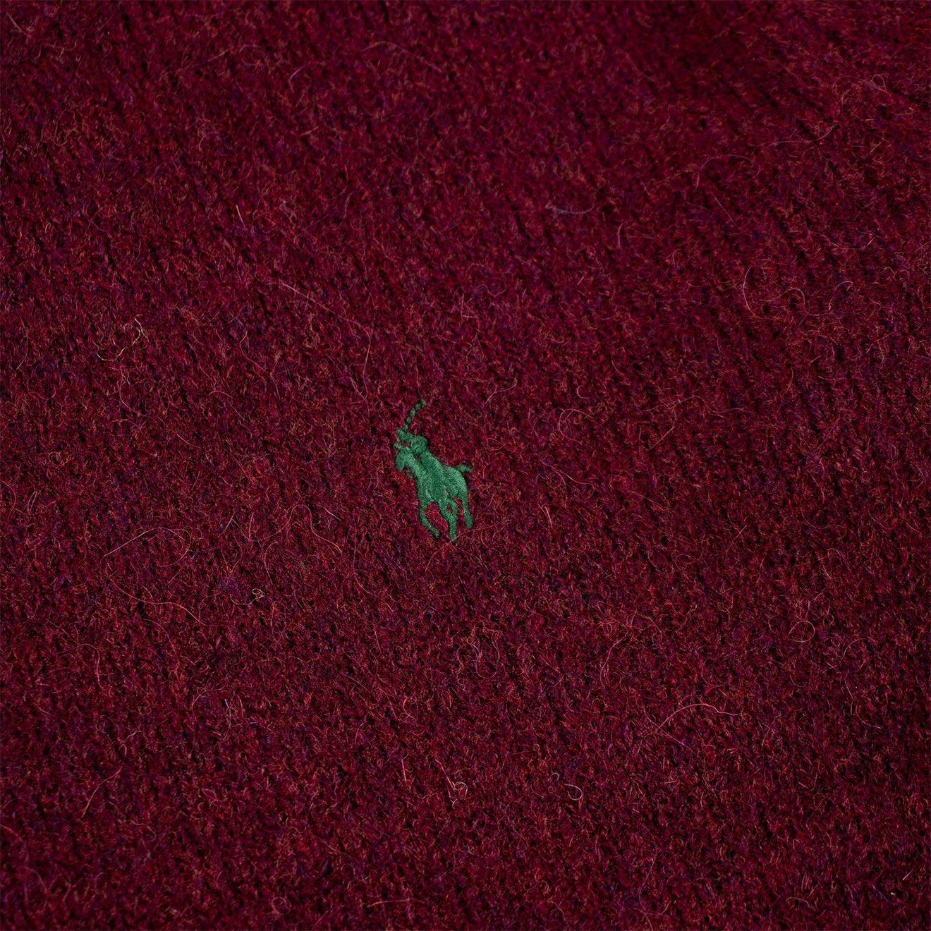 Polo Ralph Lauren Chunky Crew Knit Aged Wine Heather Grab Todays Deal