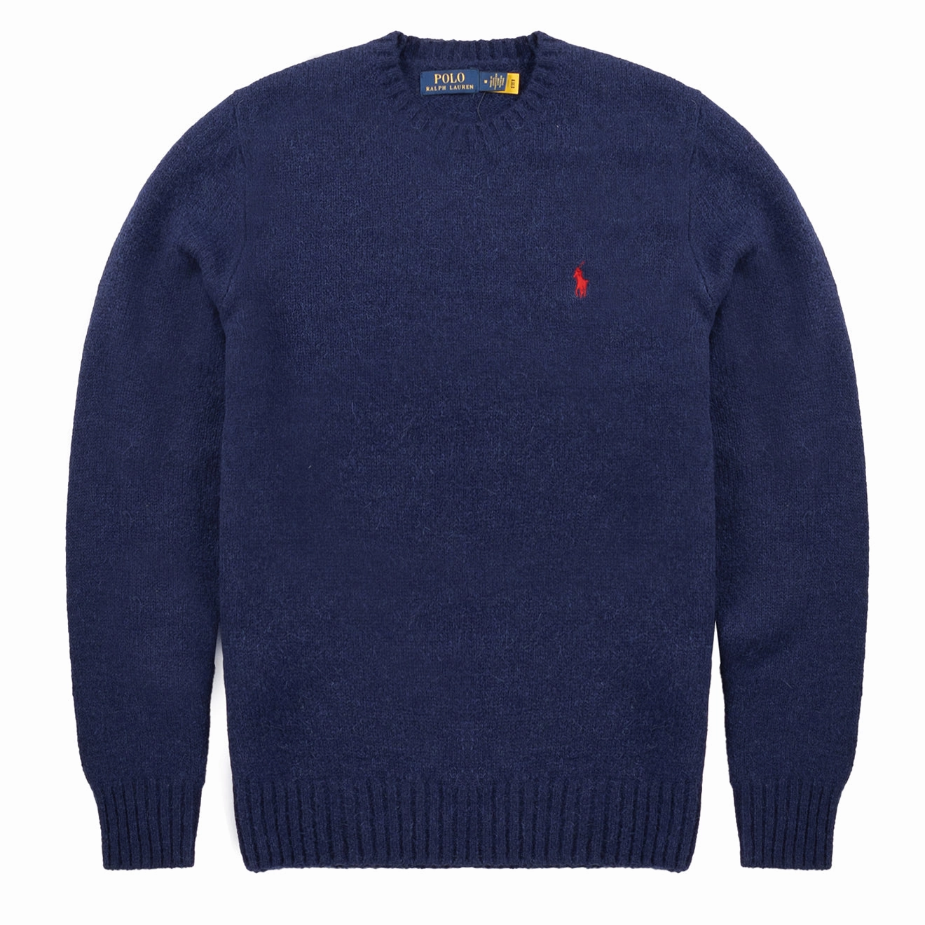 Polo Ralph Lauren Chunky Crew Knit Bright Navy Today Only Steal Shop Now Save