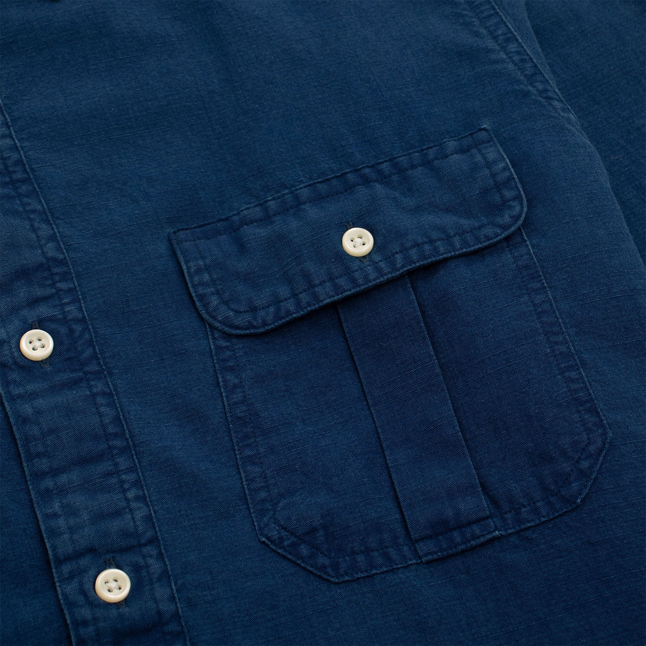 Polo Ralph Lauren Classic Fit Indigo Popover Workshirt Indigo Today Only Discount Alert Dont Miss Out