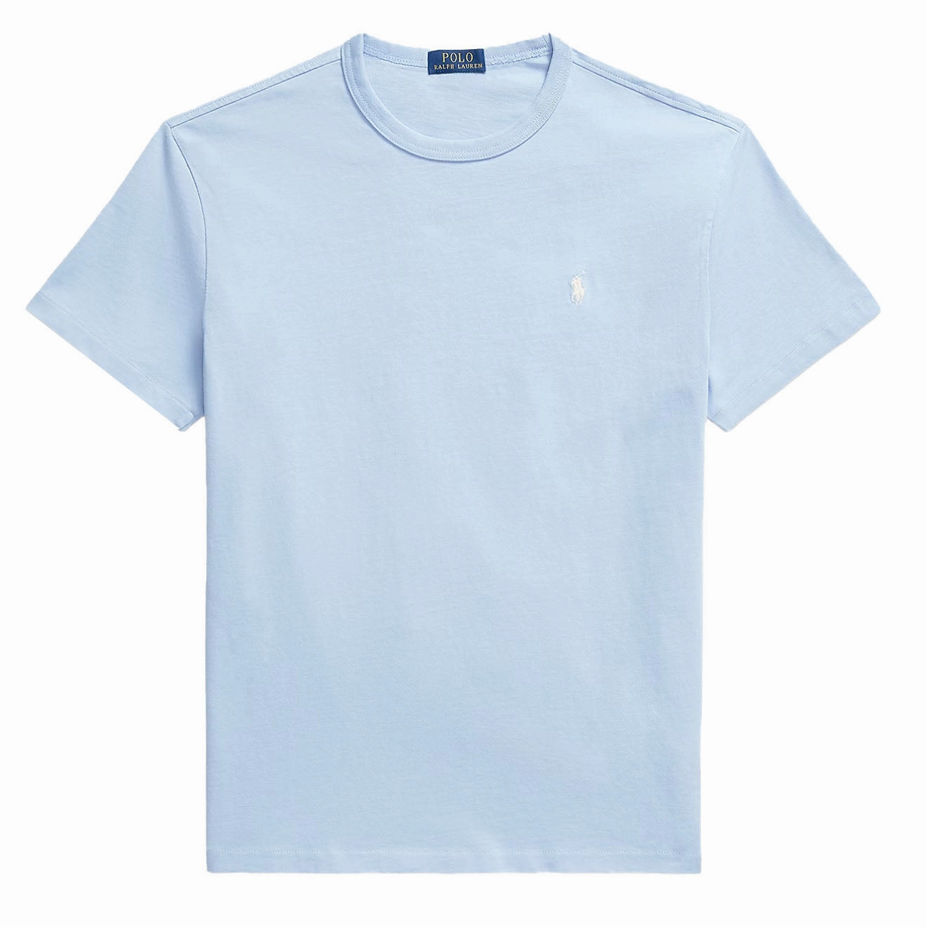 Polo Ralph Lauren Classic Fit Jersey Crewneck T-Shirt Chambray Blue Todays Special Savings