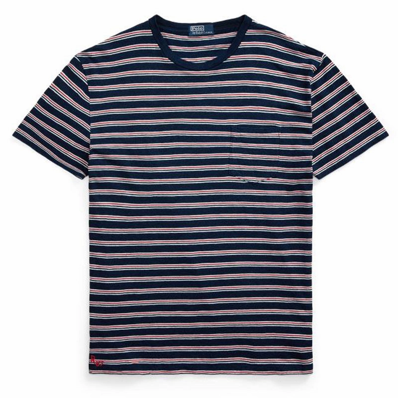 Polo Ralph Lauren Classic Fit Jersey Pocket T-Shirt Dark Indigo Multi Hot Picks Today