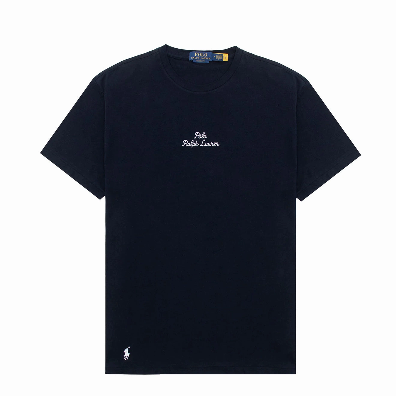 Gift Sale Event Hot Savings Alert Polo Ralph Lauren Classic Fit Script Logo T-Shirt Aviator Navy